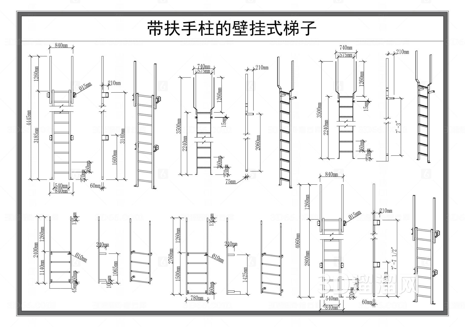 梯子包含着什么图形,梯子是什么结构组成的