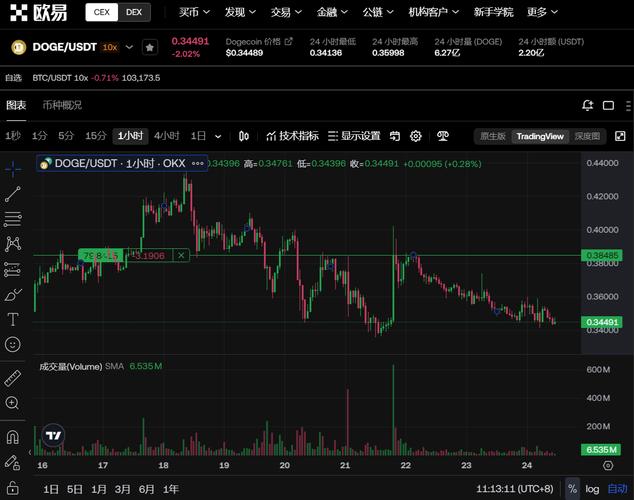 狗狗币近10年走势图,狗狗币历史走势图非小号